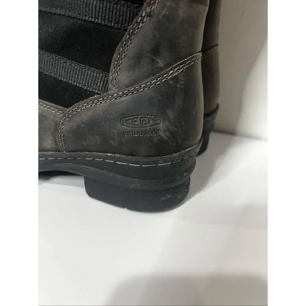 Keen Wapato Tall Waterproof Leather Winter Boots Sz 6 Exc cond